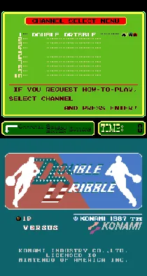 PlayChoice-10: Double Dribble screen shot title